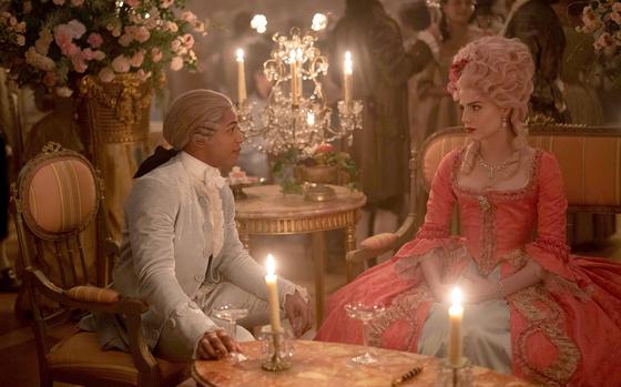 Kelvin Harrison Jr., left, and Lucy Boynton in “Chevalier,” now playing in select AAFES theaters. 
