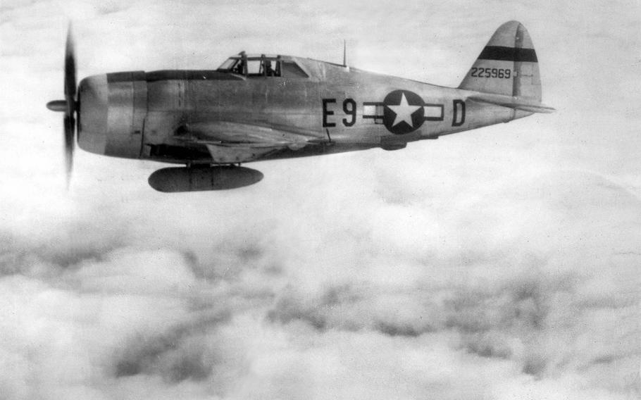 A P-47 Thunderbolt fighter plane. Earlier this month, a recovery operation to locate a missing Thunderbolt pilot lost over central Italy during World War II was completed by the Defense POW/MIA Accounting Agency, with help from the 173rd Airborne Brigade.