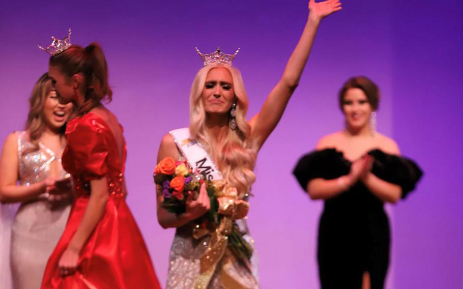 Air Force 2nd Lt. Madison Marsh was crowned Miss Colorado in May, shortly before graduating from the Air Force Academy in Colorado Springs. She’ll compete in the Miss America pageant in January.