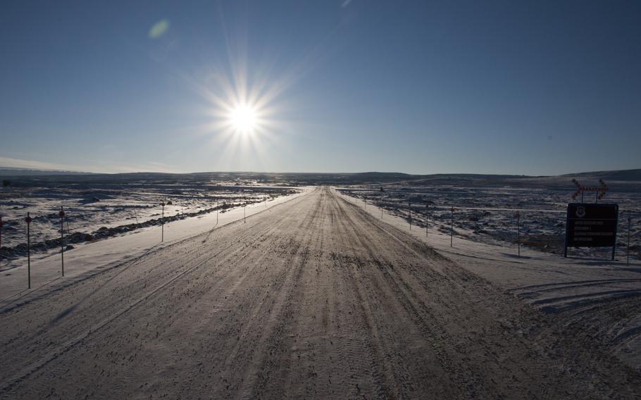 In the crisp air at Thule, with snow on the ground, the sun can be blinding. “Dark glasses are recommended,” according to the base welcome packet.