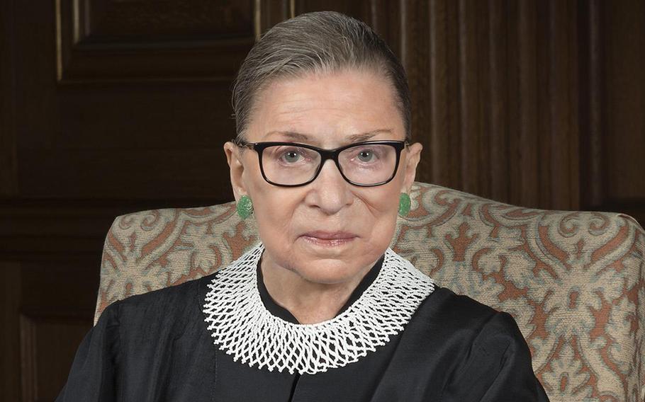 The U.S. Navy is naming a replenishment oiler after the late Supreme Court Justice Ruth Bader Ginsburg.