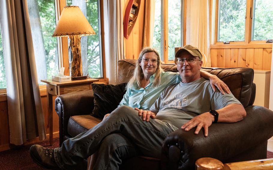 Gunflint Lodge in Grand Marais, Minn. current owners John and Mindy Fredrikson, shown July 28.