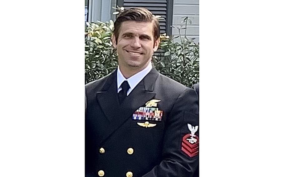 Chief Petty Officer Michael T. Ernst, a Navy SEAL, was killed in a parachuting accident in February. Flags in Massachusetts have been ordered to fly at half-staff to honor Ernst, who grew up in Cohasset.