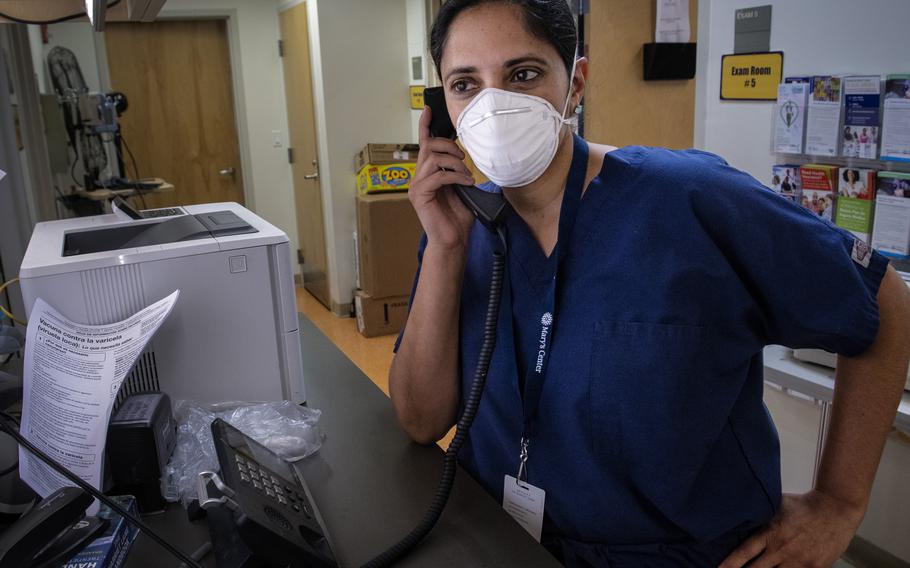 Kavita Patel — a primary care physician shown here at the Adelphi, Md., location of Mary's Center — plans to get a booster shot. 