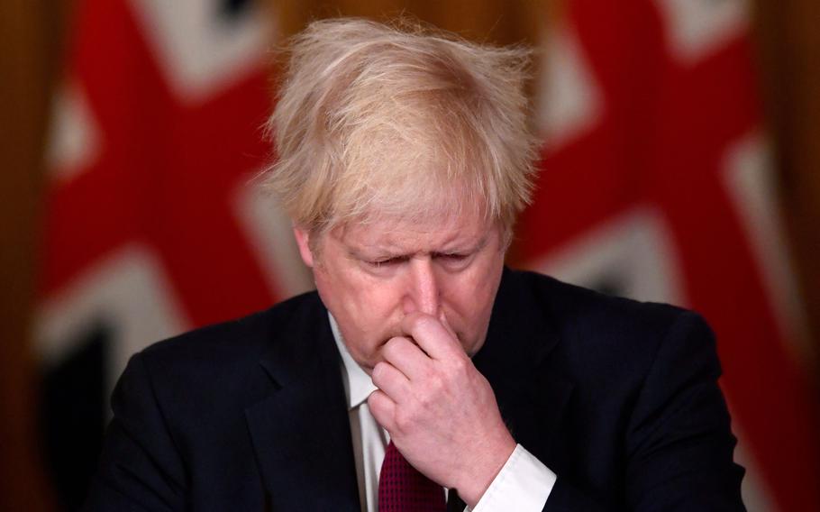 Britain's Prime Minister Boris Johnson tells his critics he would like to remain prime minister until the mid-2030s. 
