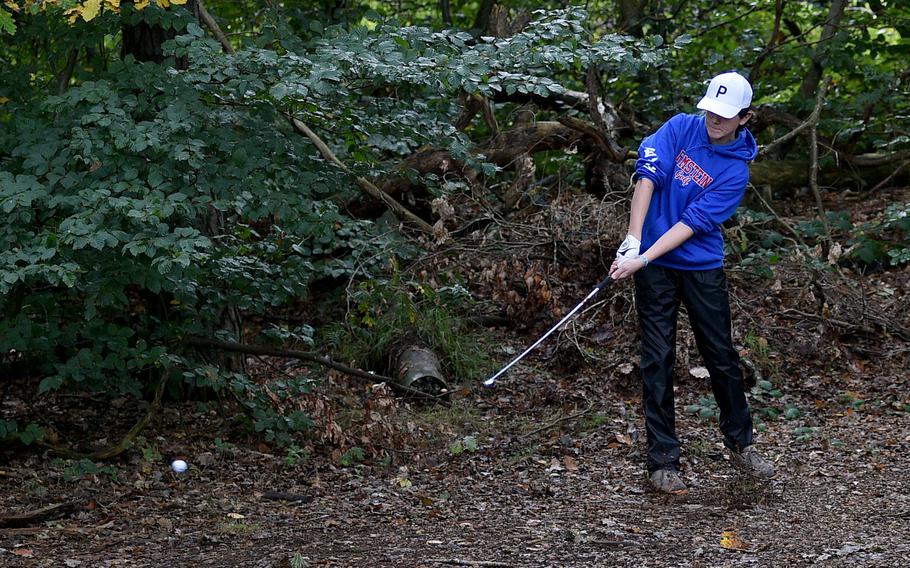 Micah Rothas hits out of the woods.