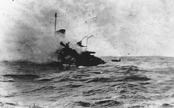 The USS Jacob Jones was sunk by the German submarine U-53 on the night of Dec. 6, 1917. 