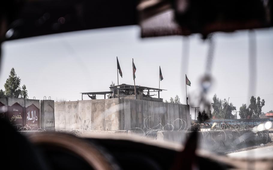 Forward Operating Base Fenty in Jalalabad, Nangarhar province, in 2019, when it was the headquarters for the 02 unit. 