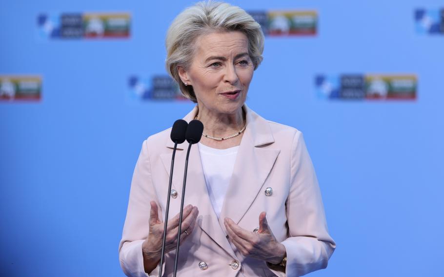 European Commission President Ursula von der Leyen.