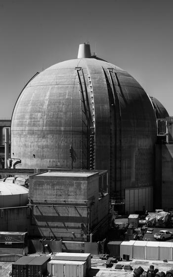 One of the domes at the San Onofre station. 