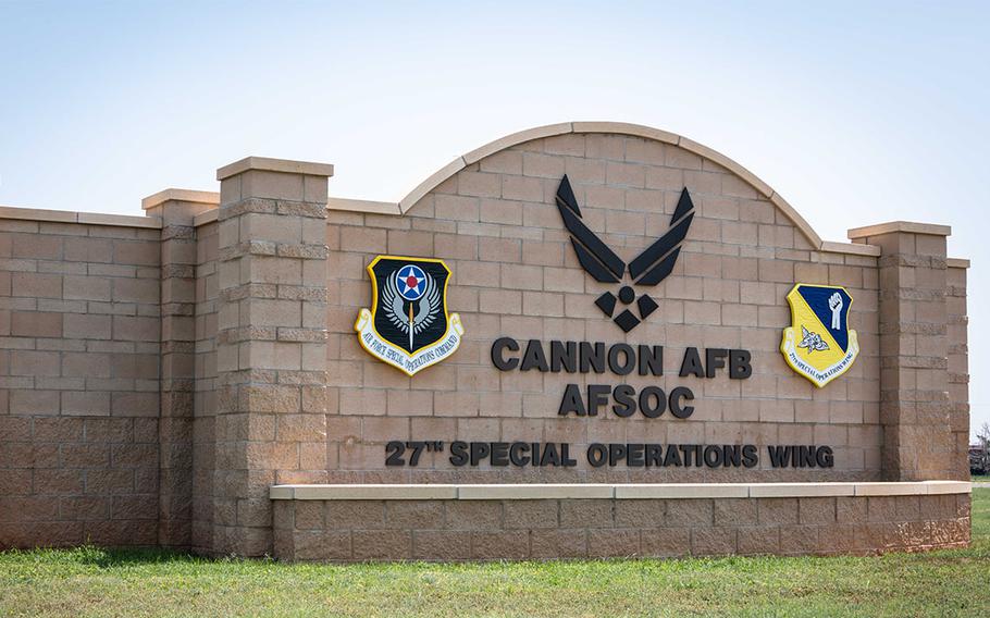 The Air Force is reviewing whether children living at Cannon Air Force Base are more likely to develop a rare brain tumor after three cases were diagnosed at the New Mexico installation in the past 13 years, the service said. 