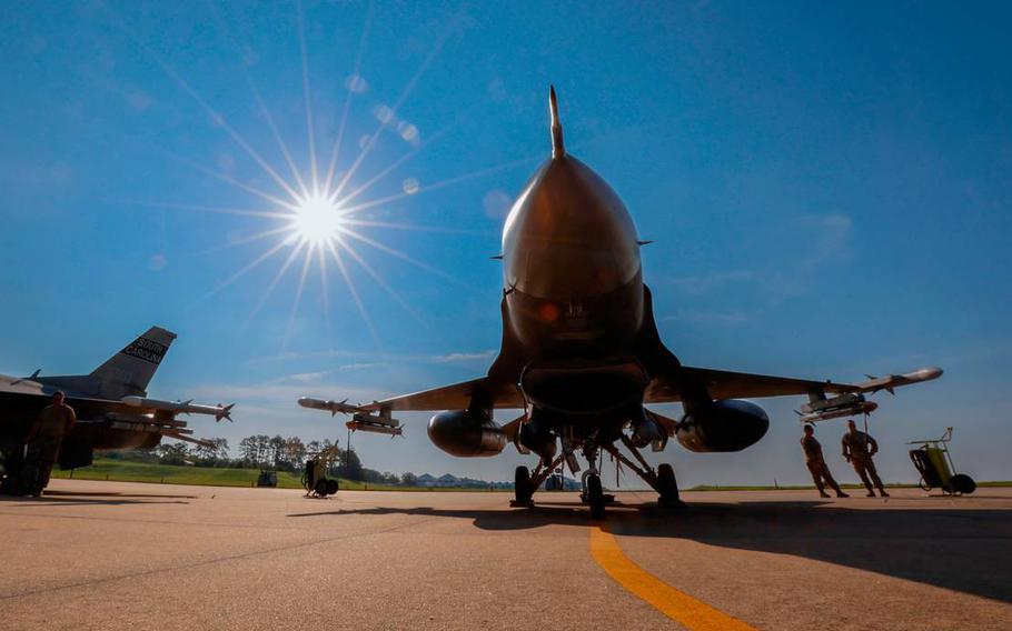 The 169th Fighter Wing of the South Carolina Air National Guard is temporarily stationed at the Columbia Metropolitan Airport while renovations take place at their home at McEntire Joint National Guard Base. The unit, with 25 F-16 jets will conduct its training daily.