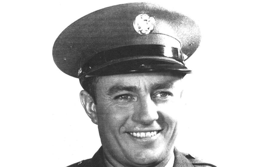 Medal of Honor recipient World War II Army veteran Floyd Lindstrom.