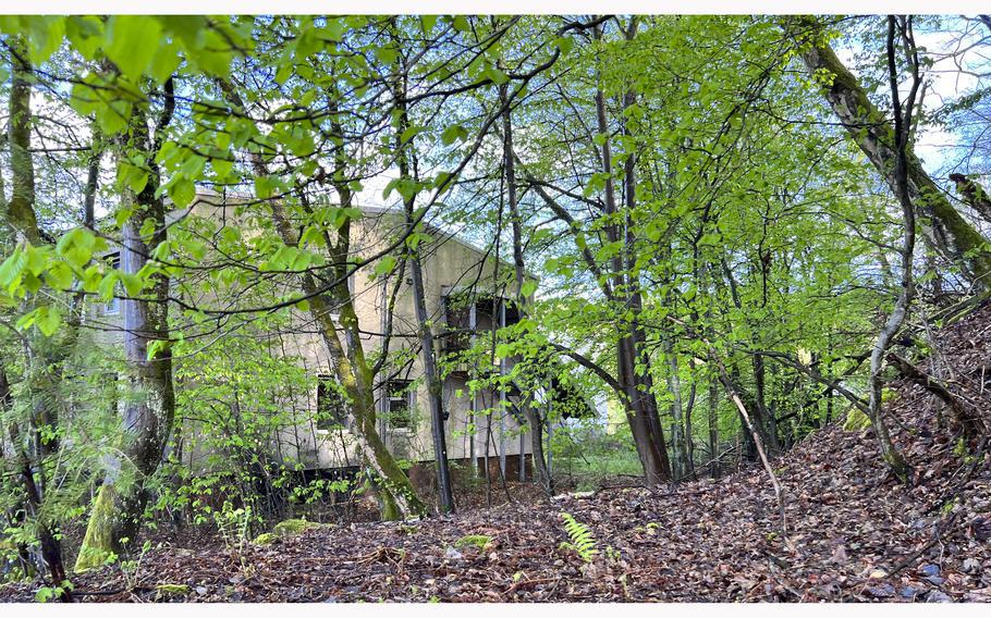 Buildings on the grounds of the former Quartermaster Kaserne in Kaiserslautern, Germany, have been abandoned since 1998. City officials said the buildings have been vandalized and damaged over the years.