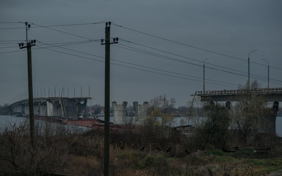 The Antonovsky Bridge collapsed after Russian forces fled the city. Ukrainians marked this retreat as a win, but the Russian soldiers regrouped across the Dnieper River and have been bombing ever since.