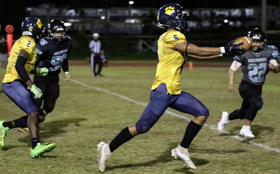 Guam High's Joey Delia returned a fumble and a kickoff each for touchdowns.
