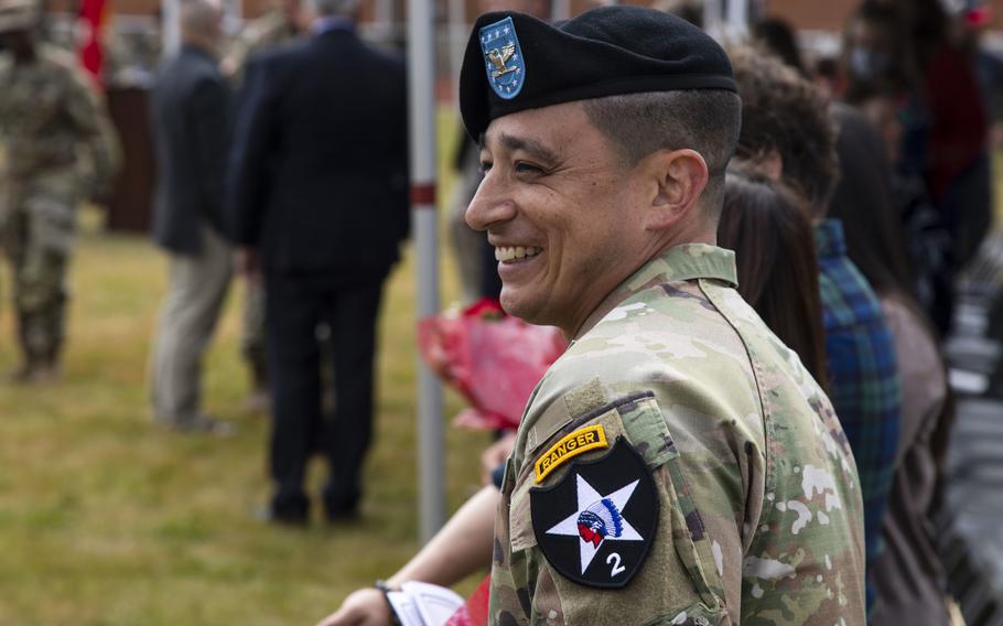 Army Col. Jonathan Chung pictured in June 2021 at Joint Base Lewis-McChord, Wash.