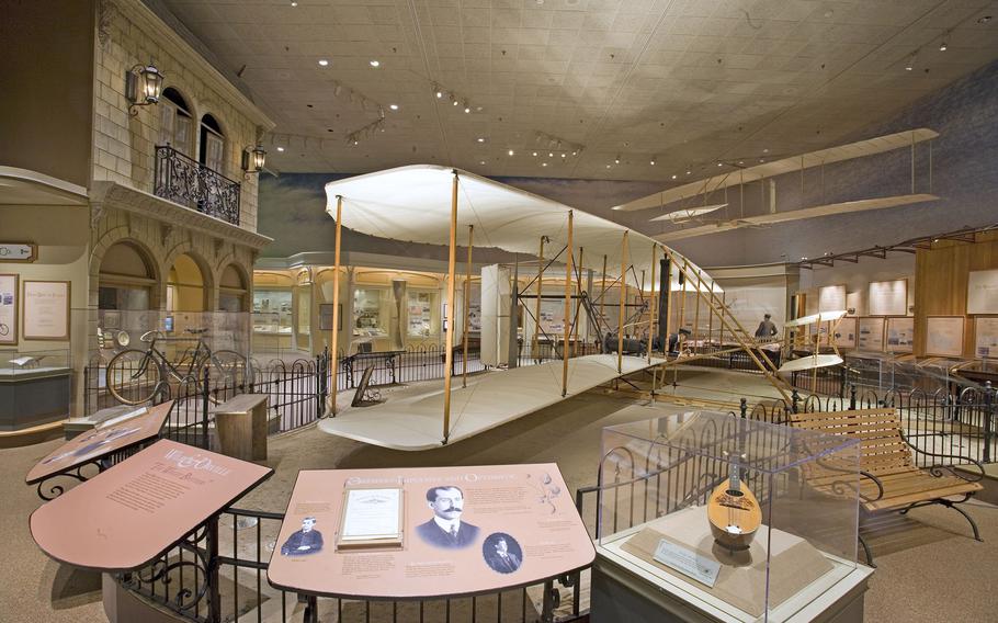 The 1903 Wright Flyer currently on display at the National Air and Space Museum in Washington, D.C. 