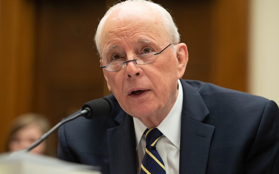 Former White House Counsel John Dean testifies during a House Judiciary Committee hearing about Lessons from the Mueller Report — Presidential Obstruction and Other Crimes, on June 10, 2019, on Capitol Hill in Washington, D.C.