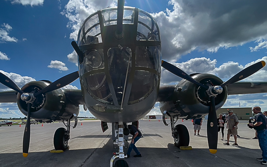 A B-25 Mitchell aircraft from WWII will be part of the 50th National Stearman Fly-In.