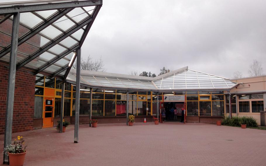 Patch Elementary School on Patch Barracks in Stuttgart, Germany. At least eight faculty members at the school say they witnessed a pattern of alarming touchy feely behavior with students by former teacher Stefan Eberhard Zappey, who has been arrested on charges of child sexual assault.                            