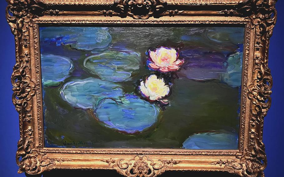Claude Monet’s “Nympheas,” painted circa 1897-98, on exhibit at the Ueno Royal Museum in Tokyo.