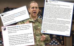 Lt. Gen. James Slife, the Air Force Special Operations Command commander, denied lowering standards for a woman who could be the first to complete the rigorous pipeline to become one of the services elite special tactics airmen, after a Congress member shared claims of preferential treatment.