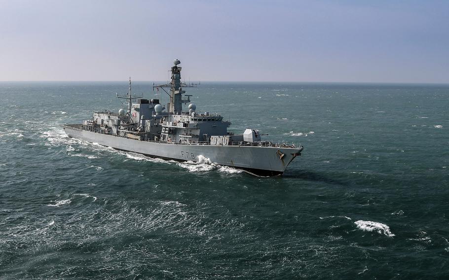 Prior to the HMS Richmond's recent trip through the Taiwan Strait, the last British warship to sail the politically sensitive waterway was the HMS Kent, seen here in 2008. 