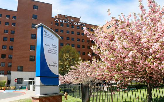 The entrance of the Philadelphia VA Medical Center. A former manager and Army veteran at the Philadelphia Veterans Affairs Medical Center was sentenced to six months in federal prison for accepting thousands of dollars in kickbacks to steer inflated or phony contracts to a Florida couple.