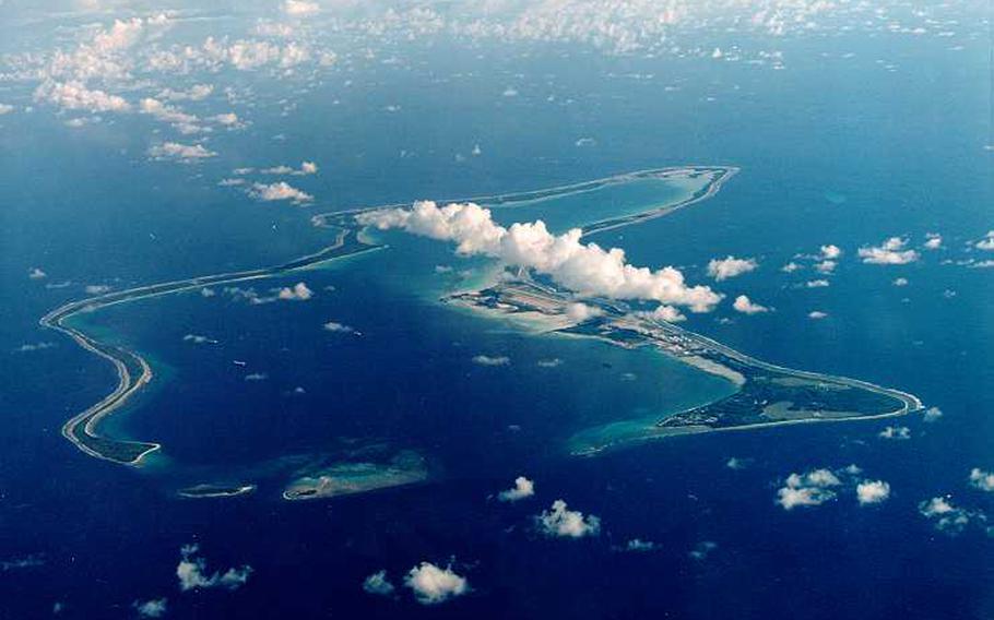 The island of Diego Garcia.