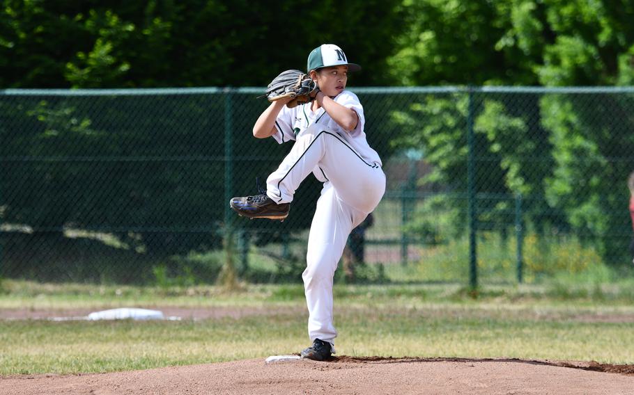 Naples started Ella Grace in the Division II/III championship game in the 2022 DODEA-Europe baseball championships. She recorded three outs on five pitches in the first inning to set the tone defensively for the game.
