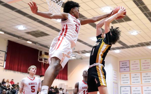 New player, same result. Isaiah Kimbrough helped Nile C. Kinnick rise up to meet the challenge of repeating its Far East Division I Tournament title.
