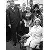 Hed: Lady Bird Johnson gets comfortable, 1963

Amsterdam, Netherlands, November 8, 1963: During a visit to the U.S. Food and Agriculture Exhibition at Amsterdam's new RAI building, Lady Bird Johnson tries out what appears to be a very comfortable chair as her husband, Vice President Lyndon Johnson, awaits his turn. The Johnsons were on a goodwill tour of the Benelux countries. 

Looking for Stars and Stripes’ historic coverage? Subscribe to Stars and Stripes’ historic newspaper archive! We have digitized our 1948-1999 European and Pacific editions, as well as several of our WWII editions and made them available online through https://starsandstripes.newspaperarchive.com/

META TAGS: President; POTUS; First Lady; FLOTUS; Goodwill tour; 