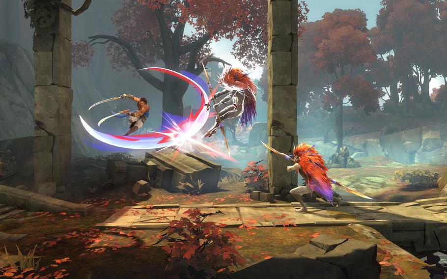 Players will find that though they’ll earn new abilities while playing The Lost Crown, they won’t make the campaign easier. 