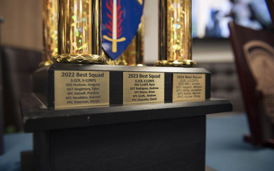The trophy.