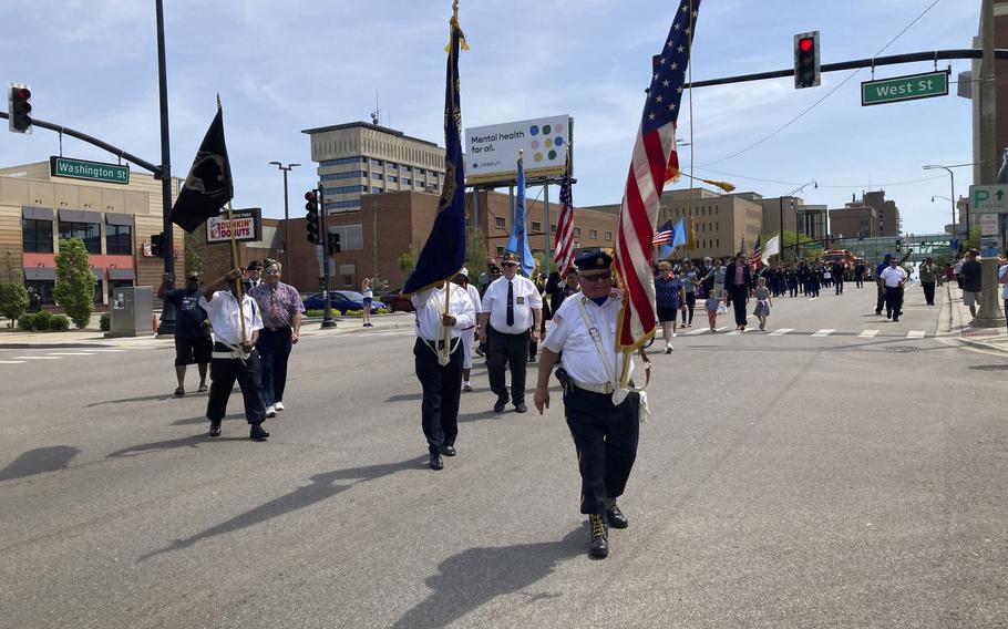 Members of veterans groups participated in the Waukegan Memorial Day Parade earlier this year.