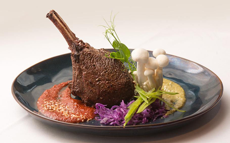 The tenderloin in mole at Sazon, where Chef Fernando Olea has combined the dishes of his native Mexico with the flavors of contemporary American cuisine. 