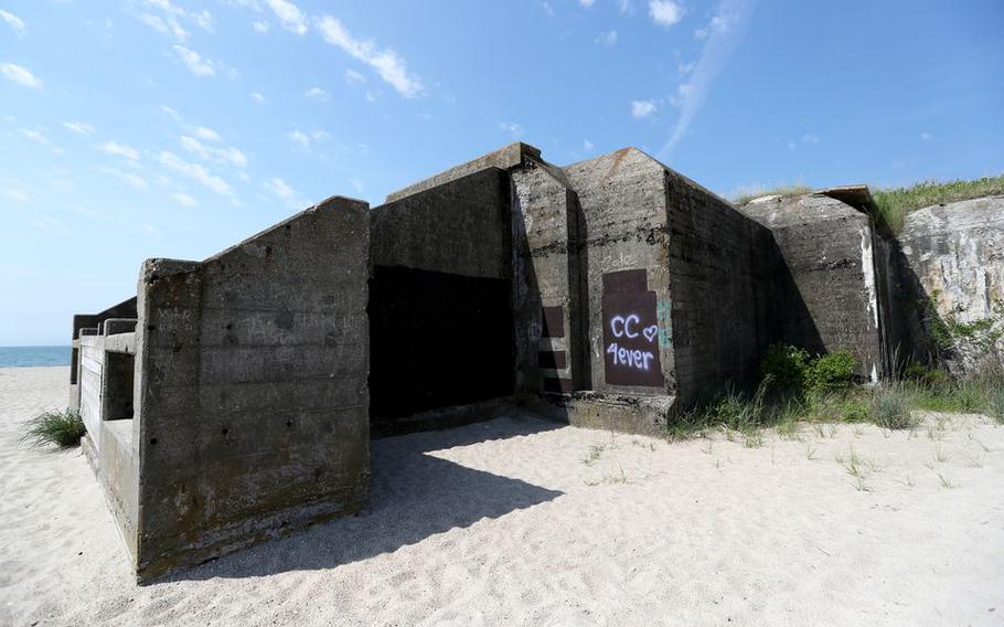 Battery 223, a World War II bunker, built in 1941, still stands on the beach at Cape May Point State Park in Lower Township, N.J., Wednesday, June 1, 2022.