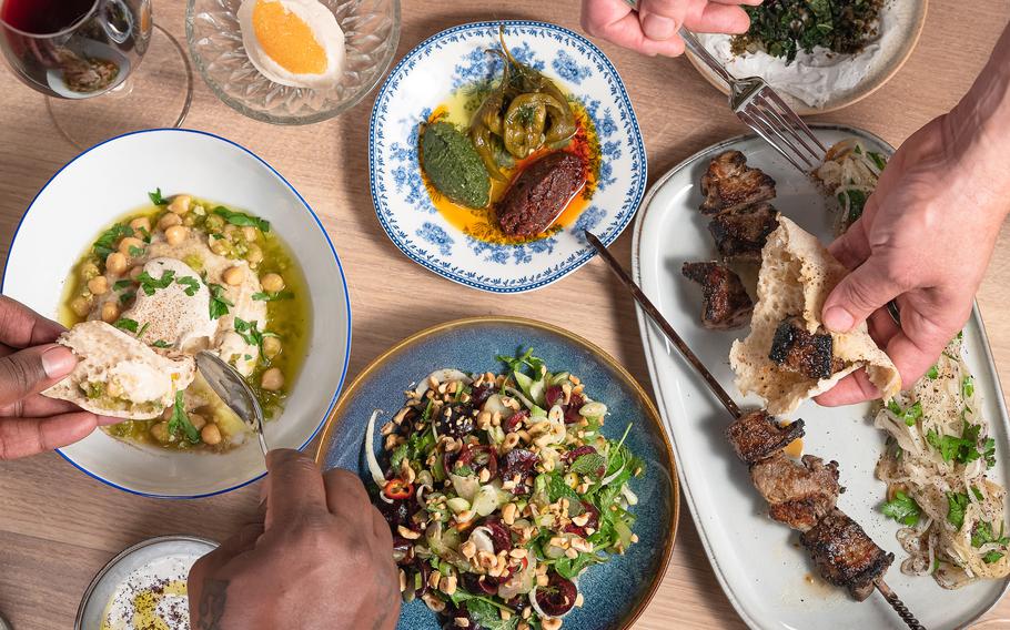 Ladino brings the eclectic food of the Mediterranean Region and the Middle East to San Antonio, Texas. Chef Berty Richter’s intent is to showcase the Jewish-Balkan cuisine he grew up with, having a Turkish mother and roots in Italy, Greece and Bulgaria. 