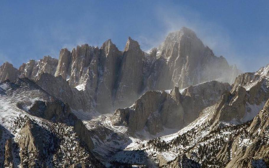 Mount Whitney in California.