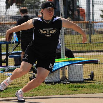 Humphreys junior Ethan Elliott swept the shot put and discus for the second straight week in DODEA-Korea track and field.