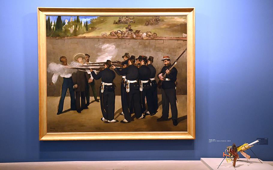 The Execution of Emperor Maximillian by Edouard Manet was, in 1910, one of the first paintings acquired by the Kunsthalle Mannheim, the German city’s excellent art museum and exhibition center.
