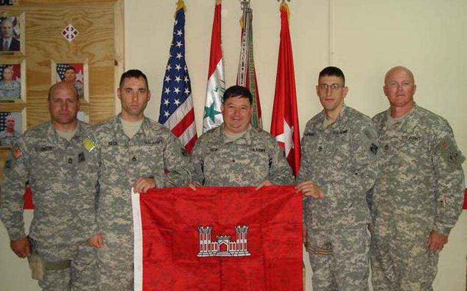 Brigadier General Michael J. Silva, center, is shown in a 2007 Balad Air Base, Iraq photo. U.S. Army Reserve brigadier general Michael J. Silva has died at age 66, according to a social media post by his daughter. The West Point Association of Graduates confirmed Silva’s death on its website Tuesday, January 3, 2023.