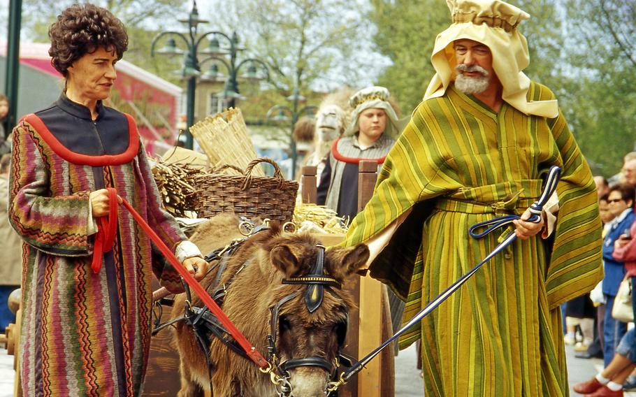 The Procession of the Holy Blood in Bruges, Belgium, is an annual religious procession dating back to 1303. The event takes place on Ascension Day, which falls on May 9 this year.