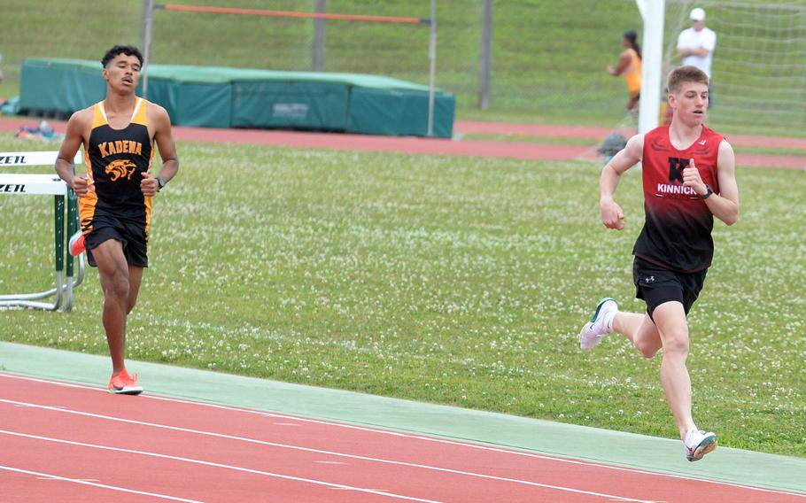 Talan Farrington leads the way.