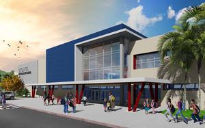 An artist's rendering of Bechtel Elementary, a Department of Defense Education Activity school on Okinawa that's receiving a $125 million facelift. 