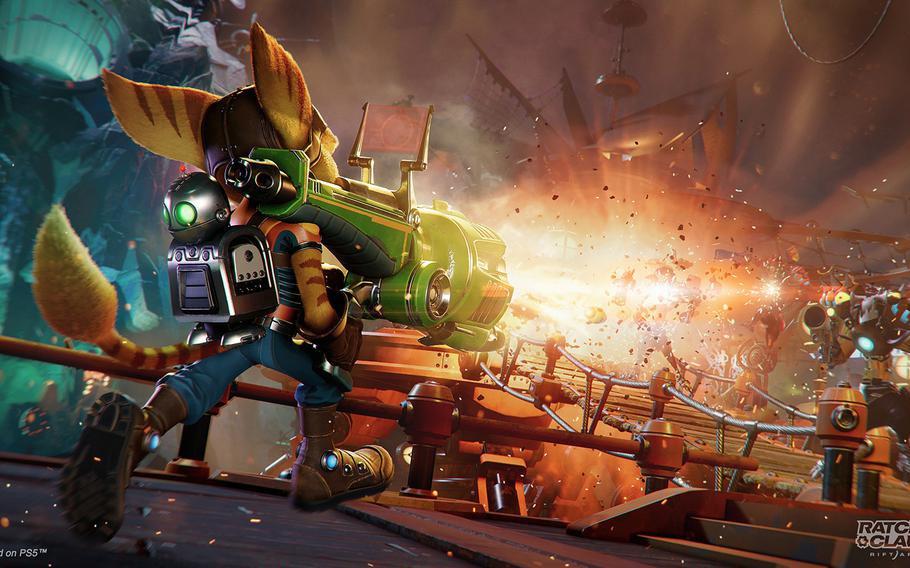 Ratchet & Clank games have always been about over-the-top weapons, and that tradition continues in Ratchet & Clank: Rift Apart.