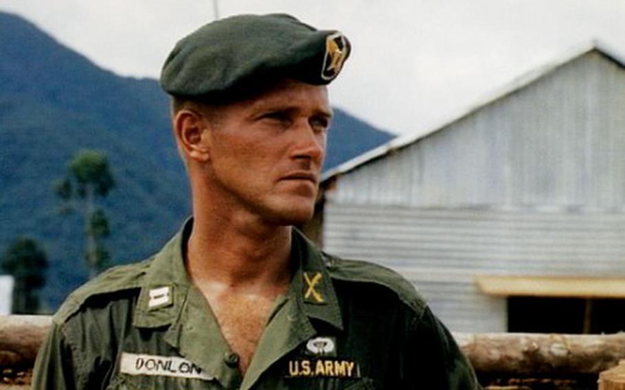 Then-Capt. Roger Donlon as a Green Beret serving in Vietnam in 1964. 