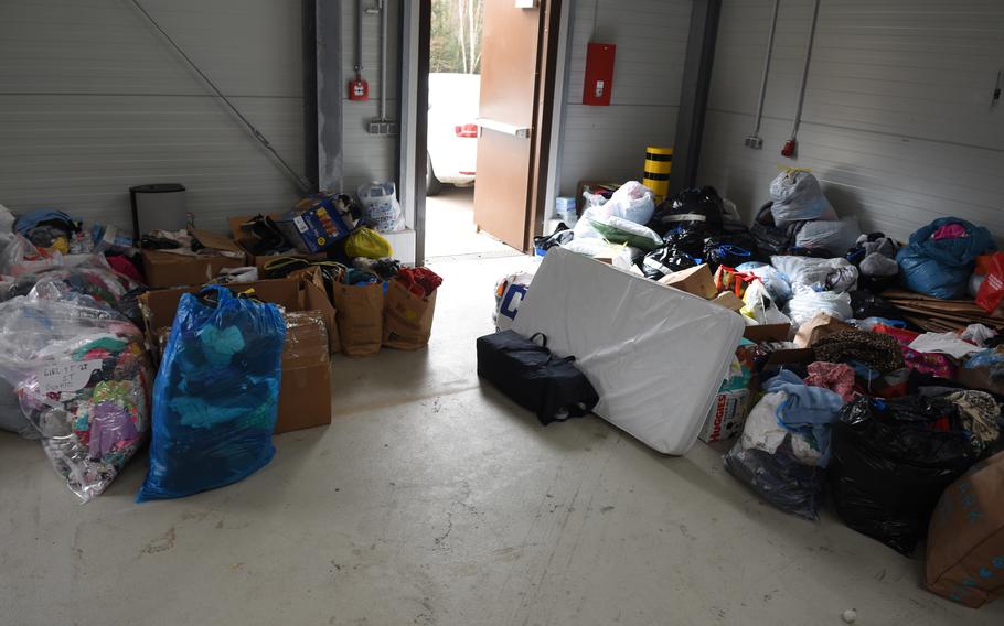 Donations poured in for Operation Ukrainians in Ramstein, a nonprofit group run by service wives from the Kaiserslautern military community that helps refugees fleeing war.
