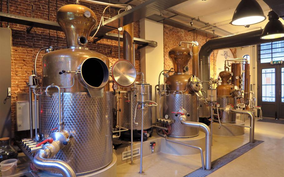 The Bols Distillery in Amsterdam was originally constructed in 1575. It’s still a working distillery with a proeflokaa, or tasting pub, and a shop upstairs. 